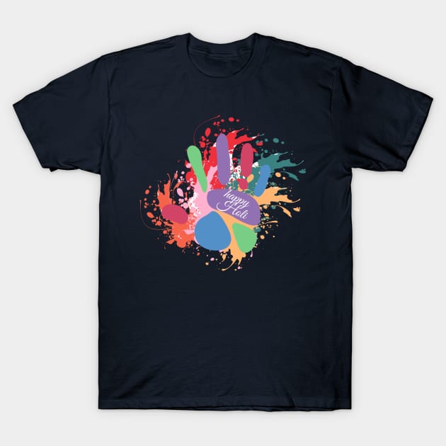 Happy Holi Festival T-Shirt by Bukitwgp